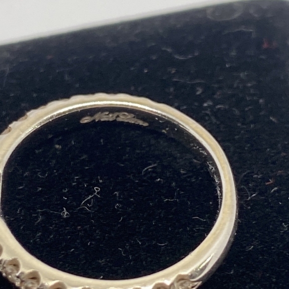 Neil Lane 14k White Gold Contour Diamond Bands-Signed ❤️ SALE - Picture 9 of 15